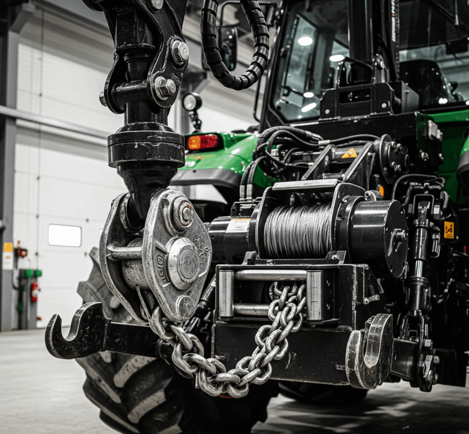 Yavuzoğlu Makine Tomruk Çekme Zinciri | Güçlü orman traktörüne bağlı ağır hizmet tipi tomruk çekme zinciri. Düzce'de yerli üretim, Türkiye geneli teslimat ile dayanıklı ve güvenli orman makineleri ekipmanları.